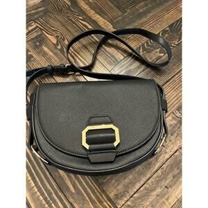 Gianni Bini Black Neutral Crossbody Purse Travel Gift Classic Preppy Academia